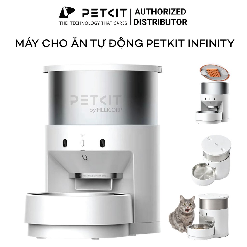 Máy Nhả Hạt Cho Mèo, Chó Ăn Tự Động Petkit Fresh Element Infinity ...