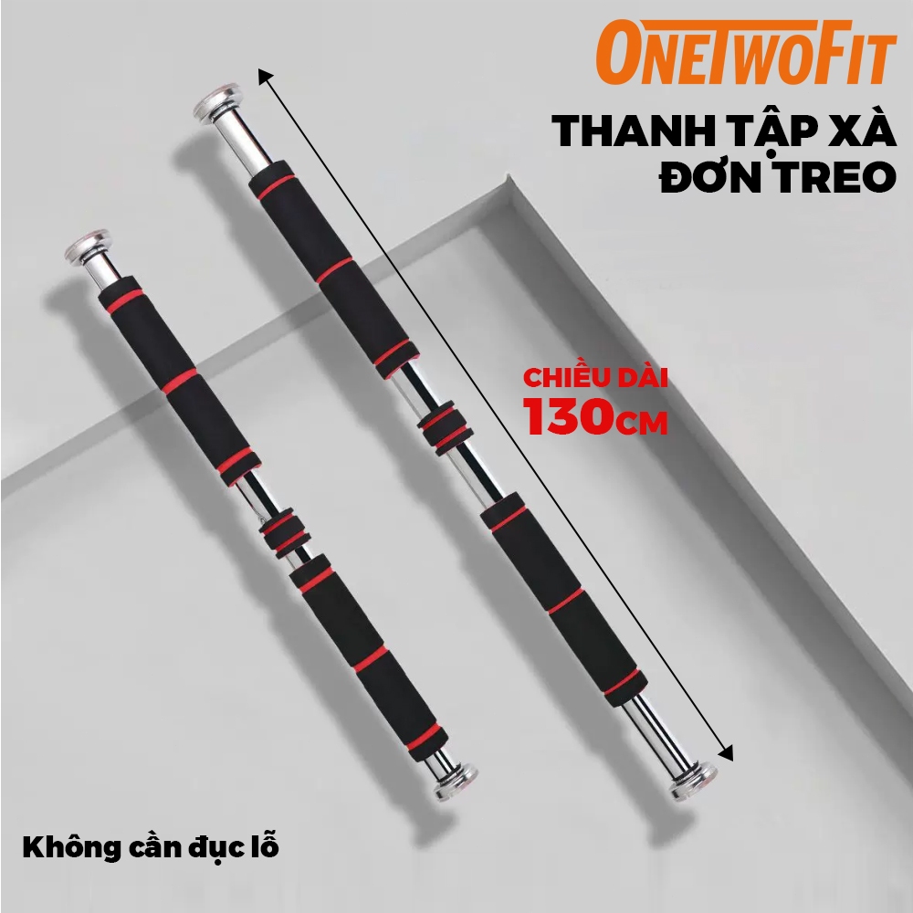Ảnh OneTwoFit Xà đơn treo tường Xà đơn gắn cửa gắn tường đa năng tập gym thể hình Thanh xà đơn Treo tường nhiều 1
