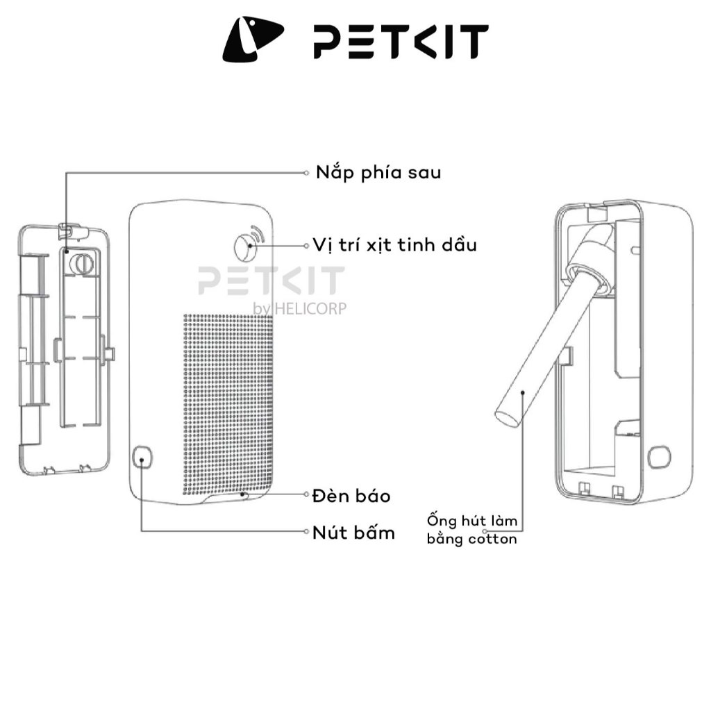 Ảnh Máy Khử Mùi Vệ Sinh Cho Mèo PETKIT PURA AIR SMART SPRAY 4
