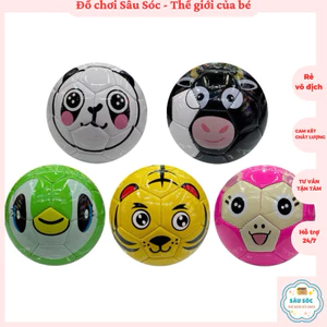 Bóng Đá Trẻ Em Số 2/3/4 Chất Liệu Da Bóng, Mềm Mại, An Toàn Cho Bé Từ 1 Đến 12 Tuổi Tập Vận Động Phản Xạ