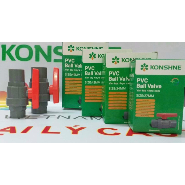 van nước- van nhựa pvc konshine 49mm -60mm | Shopee Việt Nam