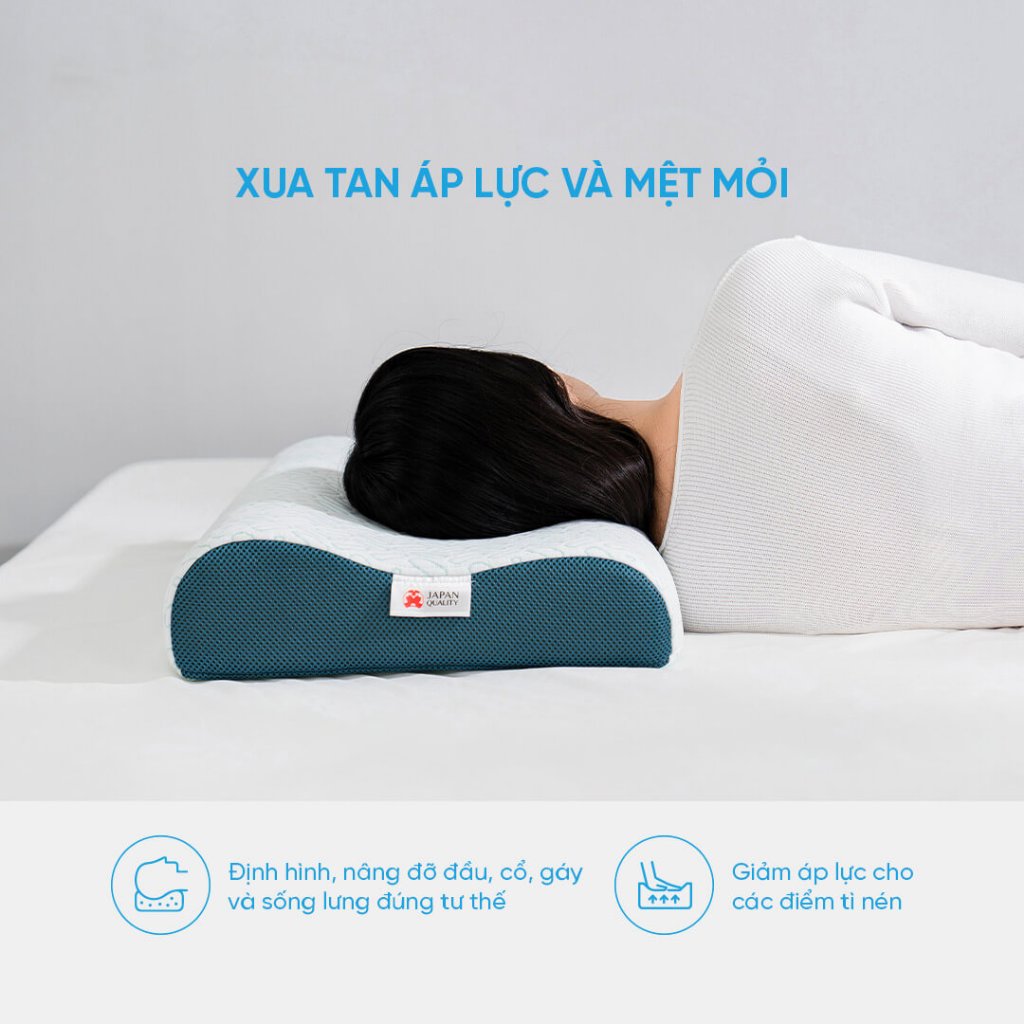 Gối Aeroflow iCool làm mát công thái học