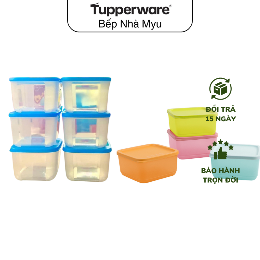 Tupperware - Combo 10 Hộp 650ml (6 Đông 4 Mát) - Nhựa Nguyên Sinh - Kín ...