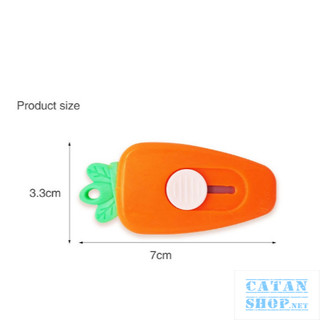 Dao Rọc Giấy Mini Hình Củ Cà Rốt Cute Có Chốt Cố Định, Dao Rạch Giấy Cà Rốt Bỏ Túi Nhỏ Gọn Tiện Lợi