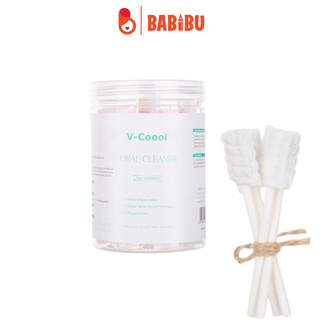 Hộp 30 cây tưa lưỡi, rơ lưỡi Vcoool, Misan, Emma một đầu làm sạch lưỡi và khoang miệng cho bé