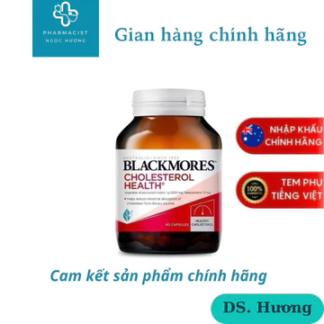 [Nhập khẩu chính hãng] Hỗ Trợ Giảm Cholesterol Ngăn Ngừa Các Triệu Chứng Tim Mạch Blackmores Cholesterol Health 60 Viên