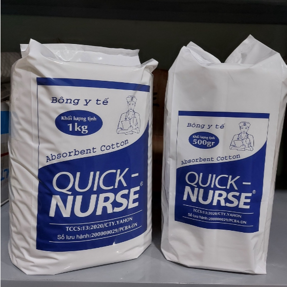 Bông y tế Quick-Nurse cuộn 500G, 1 kg | Shopee Việt Nam