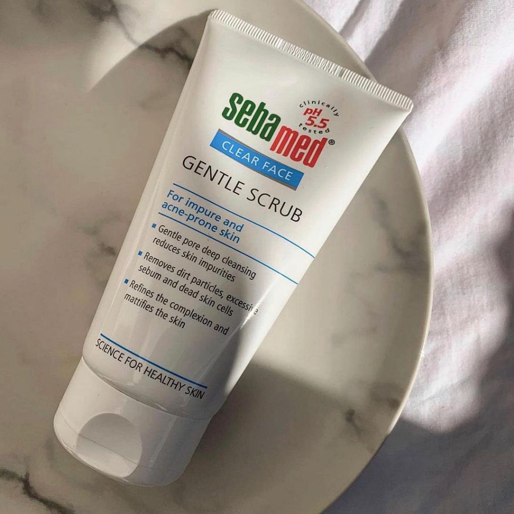 Ảnh Tẩy tế bào chết Sebamed Clear Face Gentle Scrub pH5.5 (10ml) 3