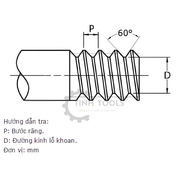 [Size Lớn] Taro ven răng, khoan taro tạo ren trong siêu bền siêu tốt Hand Taps (giá 1 hộp = 2 mũi) đủ size