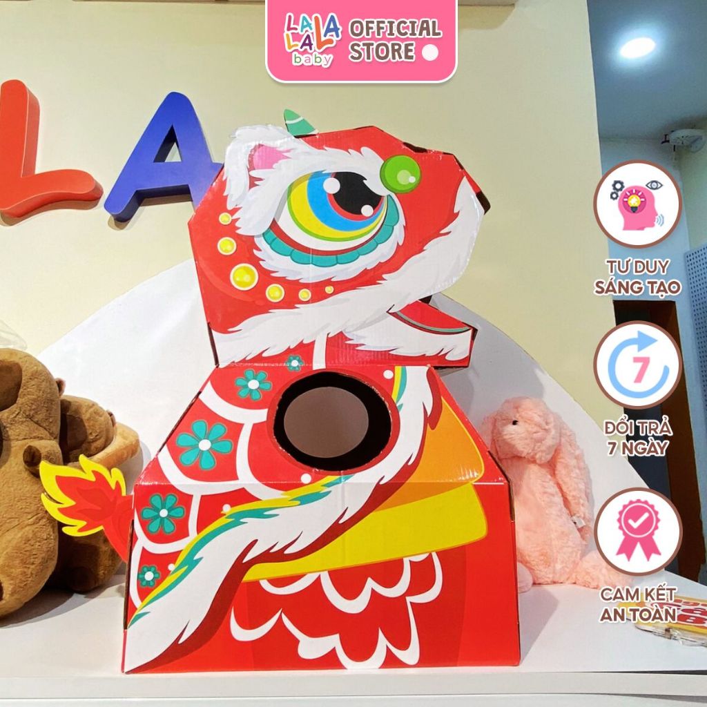 [TO] Mô hình hoá trang Khủng long đồ chơi DIY cho bé Lalala baby