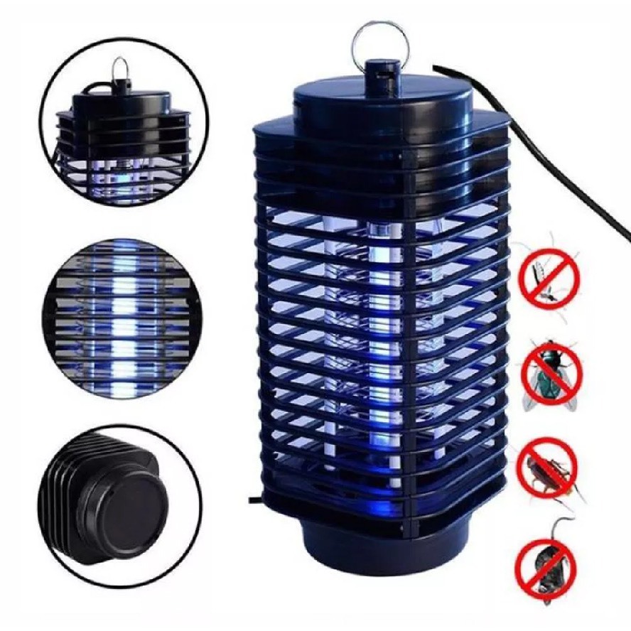 Đèn Bắt Muỗi Thông Minh Điện Quang - Máy Bắt Côn Trùng Tự Động 2in1 Ánh Sáng Xanh Kiêm Đèn Ngủ, Đèn Bắt Muỗi COMET