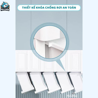 Tủ Nhựa Quần Áo Cho Bé, Tủ Quần Áo Trẻ Em Có Bánh Xe Di Chuyển Và Ngăn Khóa Tiện Lợi BG002