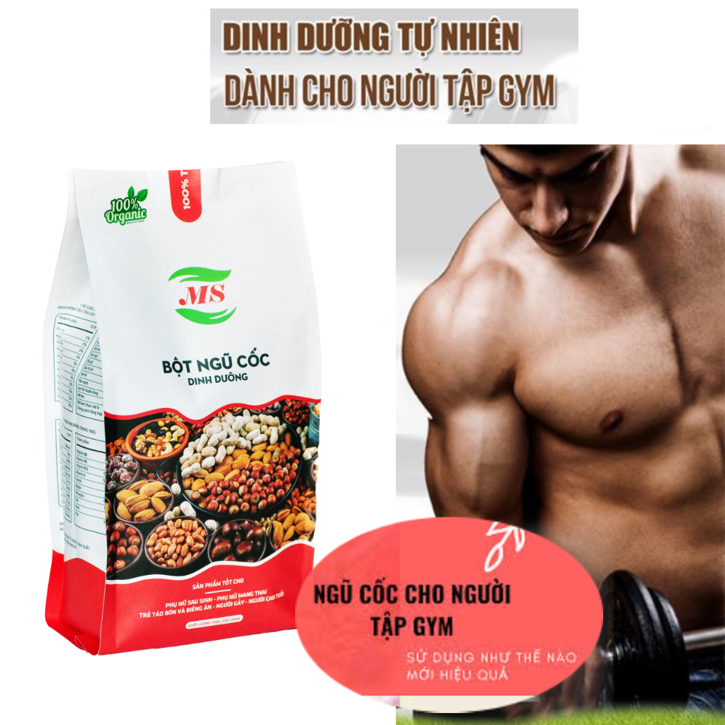 Bột Ngũ Cốc MS Tập GYM, Thể Thao, Yoga 20 Loại Hạt ( 500g)