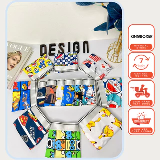 [Free Ship] Combo 4-5-6 quần lót nam, sịp đùi nam thun lạnh cao cấp in hình hoạt hình mẫu mới