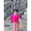 Bộ bà ba cho bé mẫu mới - Bộ quần áo trẻ em gấm đính nơ TB457 cho bé gái