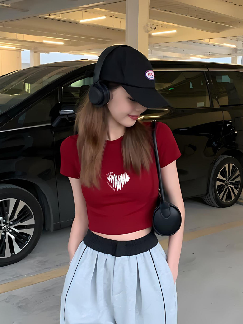 Ảnh Áo croptop nữ áo baby tee ôm body chất thun cotton co giãn 4 chiều  - LOZA G0070 1