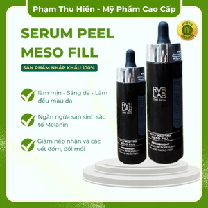Serum Peel, Trắng Da MESO FILL Cải Thiện Nếp Nhăn, Làm Sáng Và Dịu Da, Phù Hợp Với Cả Da Nhạy Cảm