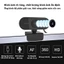 Webcam Có Mic 2K/1080P Máy tính USB Cho PC Laptop Livestream/Họp trực tuyến, Camera mini, Học và Làm việc Online