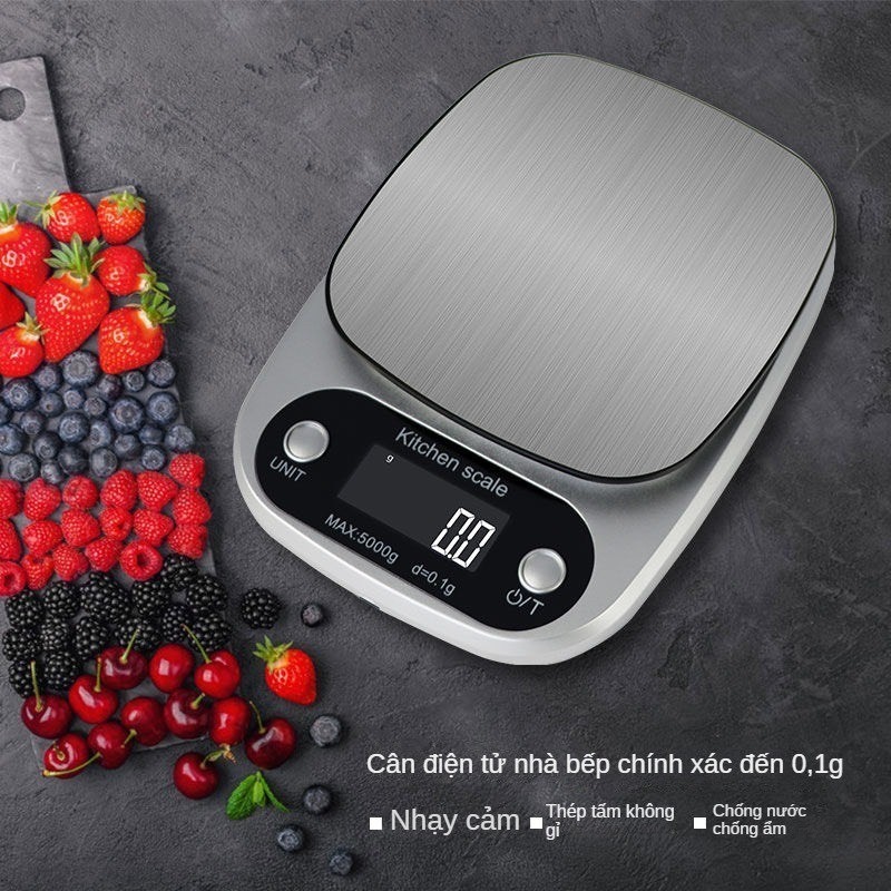 Cân điện tử nhà bếp tiểu ly mini Galaxy Coffee định lượng 1kg 3kg 5kg 10kg cân tiểu li cao cấp tặng kèm 2 viên pin