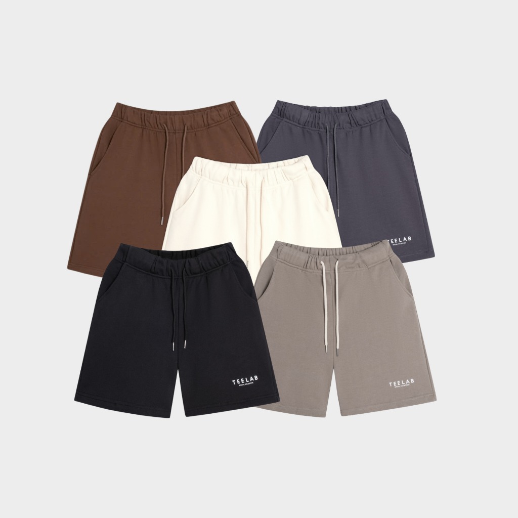 Ảnh Quần Short Nỉ Teelab Special Premium Collection Unisex Form Oversize Local Brand PS028 1