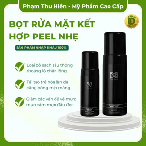 Bọt Rửa Mặt Kết Hợp Peel Nhẹ Làm Sạch Sâu, Tẩy Tế Bào Da, Tái Tạo Làn Da, Làn Da Mềm Mại