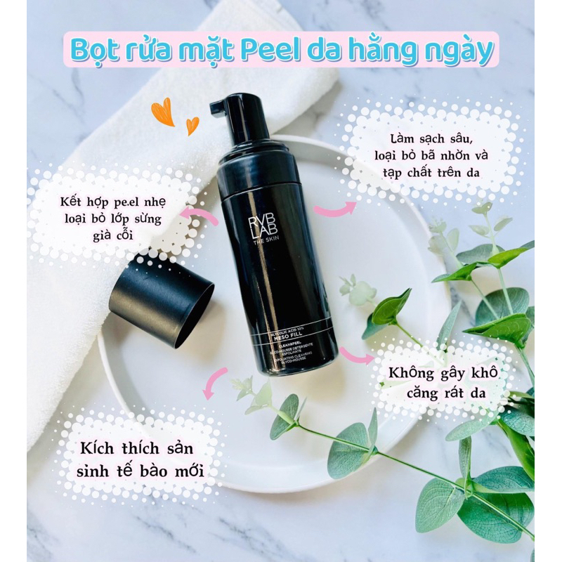 Bọt Rửa Mặt Kết Hợp Peel Nhẹ Làm Sạch Sâu, Tẩy Tế Bào Da, Tái Tạo Làn Da, Làn Da Mềm Mại