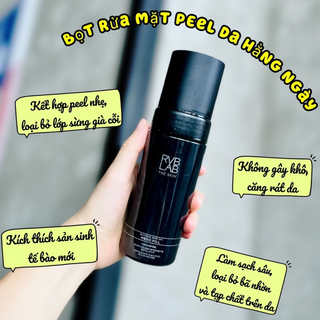 Bọt Rửa Mặt Kết Hợp Peel Nhẹ Làm Sạch Sâu, Tẩy Tế Bào Da, Tái Tạo Làn Da, Làn Da Mềm Mại