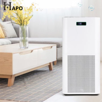 Máy Lọc Không Khí HAPO HP72 Diện Tích Lọc 60m2, 5 Bộ Lọc Không Khí Khử Mùi Diệt Khuẩn Lưu Lượng Khí Lớn 520m3/h Làm Sạch