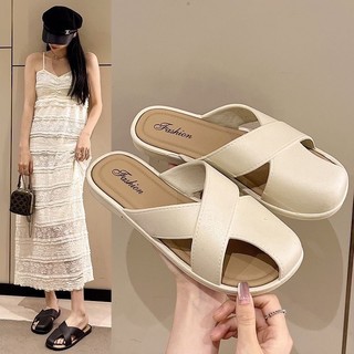 Dép Lê Cut Out Quai Chéo Chất Liệu Cao Su Non Cho Mùa Hè Cho Mẹ G025