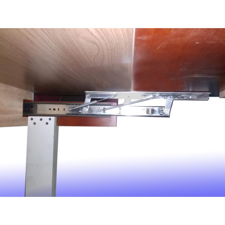 Ray trượt mở rộng bàn tròn, bàn ăn, thông minh - Thép không rỉ [BH 6 Tháng]