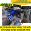 GHẾ SỐ GẬP INOX XE AIRBLADE CÓ VÒNG , DÂY ĐAI AN TOÀN CHO BÉ KHI ĐI XE MÁY 1 TUỔI TRỞ LÊN