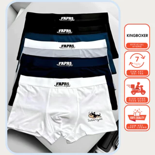 Combo 3-5 sịp đùi nam FAPAS chất thun lạnh cao cấp bền đẹp thoáng mát, kháng khuẩn co dãn 4 chiều