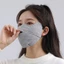 Khẩu trang COTTON 3 LỚP chống nắng tia UV 3D 5D chống bụi mềm mại thời trang (có thể giặt lại) dây đeo rút co giãn