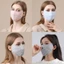Khẩu trang COTTON 3 LỚP chống nắng tia UV 3D 5D chống bụi mềm mại thời trang (có thể giặt lại) dây đeo rút co giãn