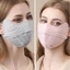 Khẩu trang COTTON 3 LỚP chống nắng tia UV 3D 5D chống bụi mềm mại thời trang (có thể giặt lại) dây đeo rút co giãn