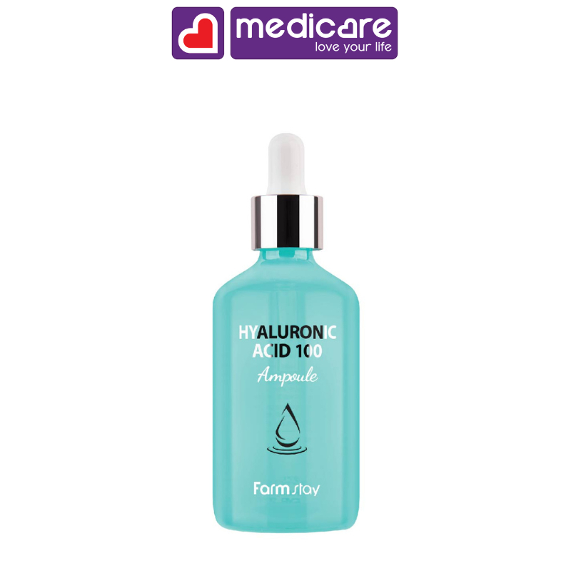 Tinh chất FARMSTAY Hyaluronic Acid 100 cấp ẩm 100ml