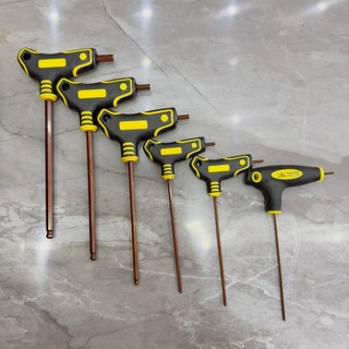Lục giác chữ T 💪FREE SHIP💪 Lục giác đầu bi LANLONG thép s2 tay cầm nhựa đủ kích cỡ LUCT