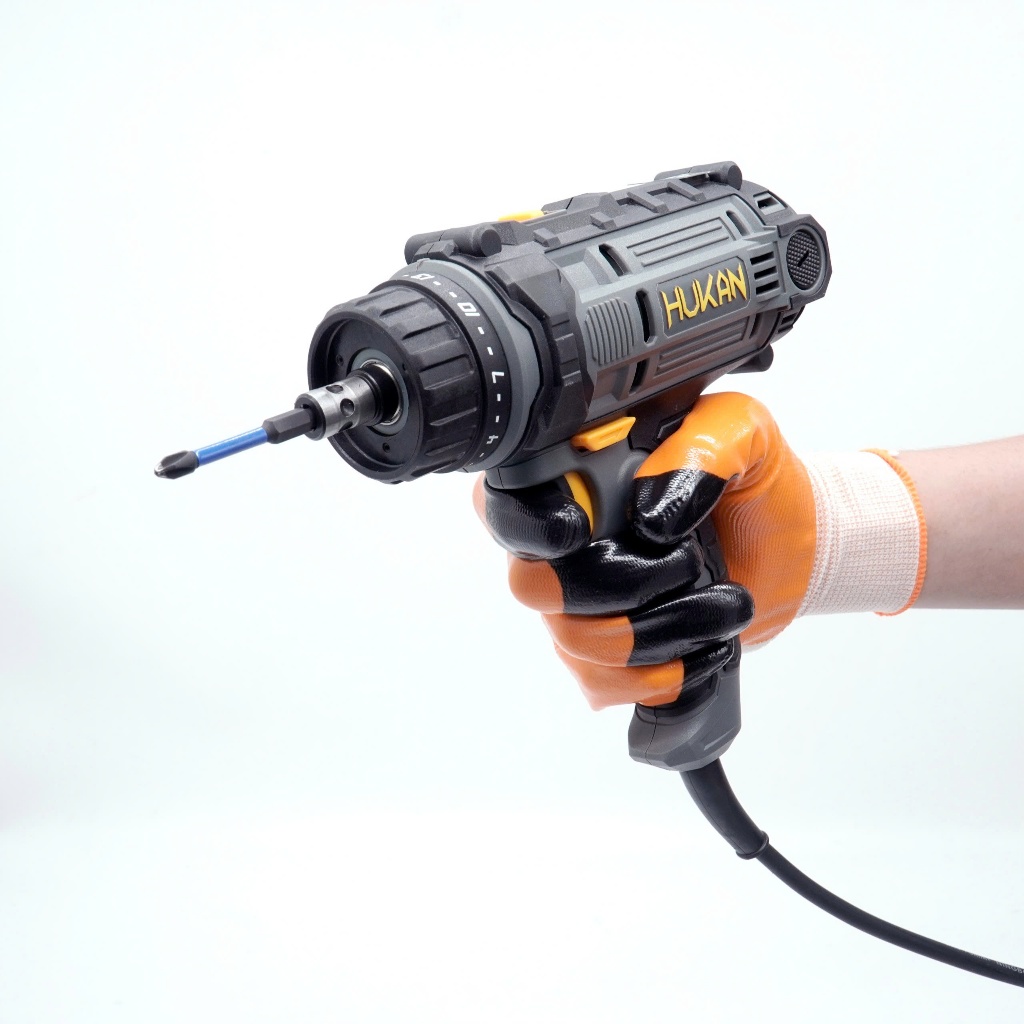 Máy Khoan Điện HUKAN G2-KVT600Q| Đầu kẹp kim loại, 21 Cấp Trượt, Bắt Vít, Thay đầu vặn vít,đầu kẹp 13mm[HÀNG CHÍNH HÃNG]