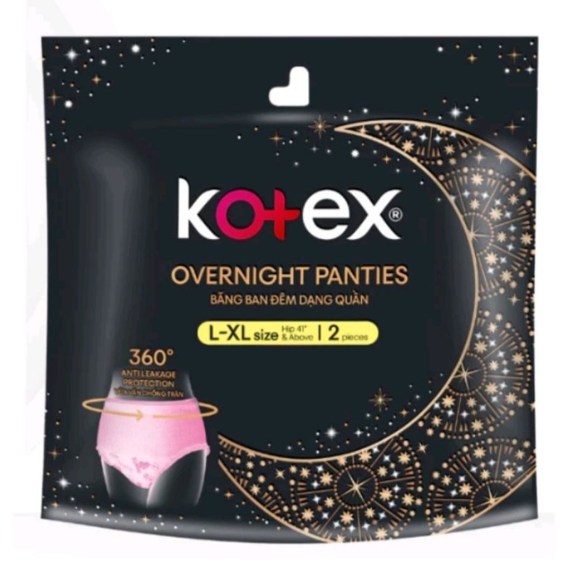 1 Gói băng quần Kotex size ML - XL 2 chiếc/gói (hàng tặng tùy chọn)
