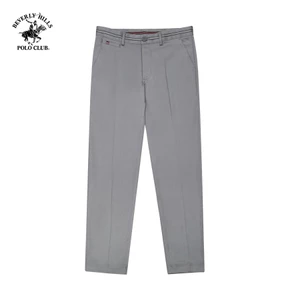 Beverly Hills Polo Club - Quần dài Nam Regular Fit Xám ghi Trơn Cotton - BHPC- QKLRS24V016