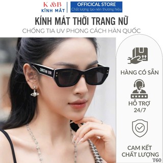SALE 50% - Kính Dáng Chữ Nhật Chống Tia UV Thời Trang Nam Nữ Thiết Kế Mới Trẻ Trung Sành Điệu -T60