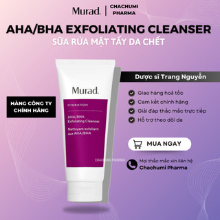 Sữa Rửa Mặt Tẩy Da Chết Murad AHA/BHA Exfoliating Cleanser 148ml