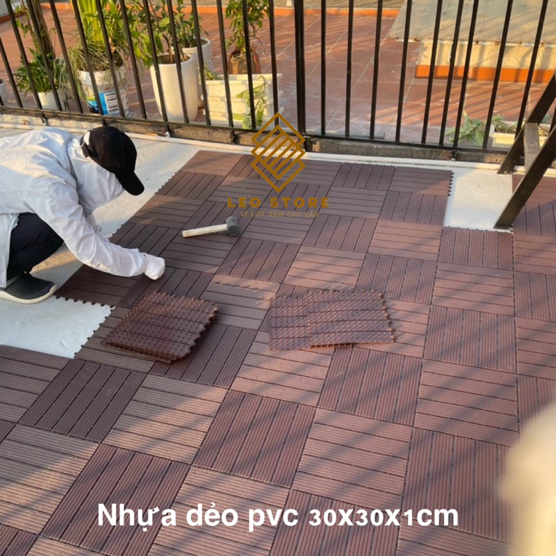 Tấm Lót Sàn Nhựa Ban Công loại 1, Vỉ Nhựa Lót Sàn Ban Công, lót sàn nhà tắm, trang trí sân vườn, chống nóng sân thượng