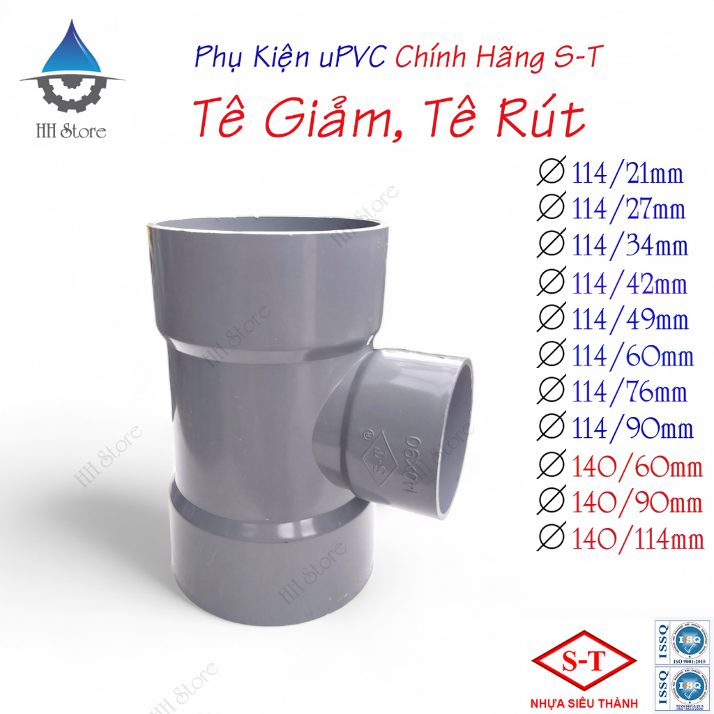 Tê Giảm, Tê Rút 114/21, 114/27, 114/34, 114/42, 114/49, 114/60, 114/76 ...