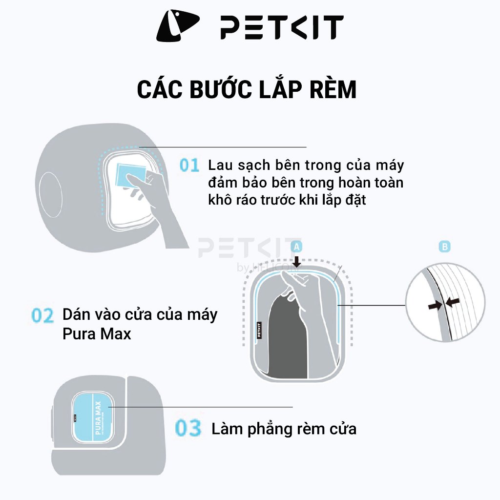 Ảnh Rèm Che Dùng Cho Máy Dọn Phân Mèo Tự Động Petkit Pura Max 2