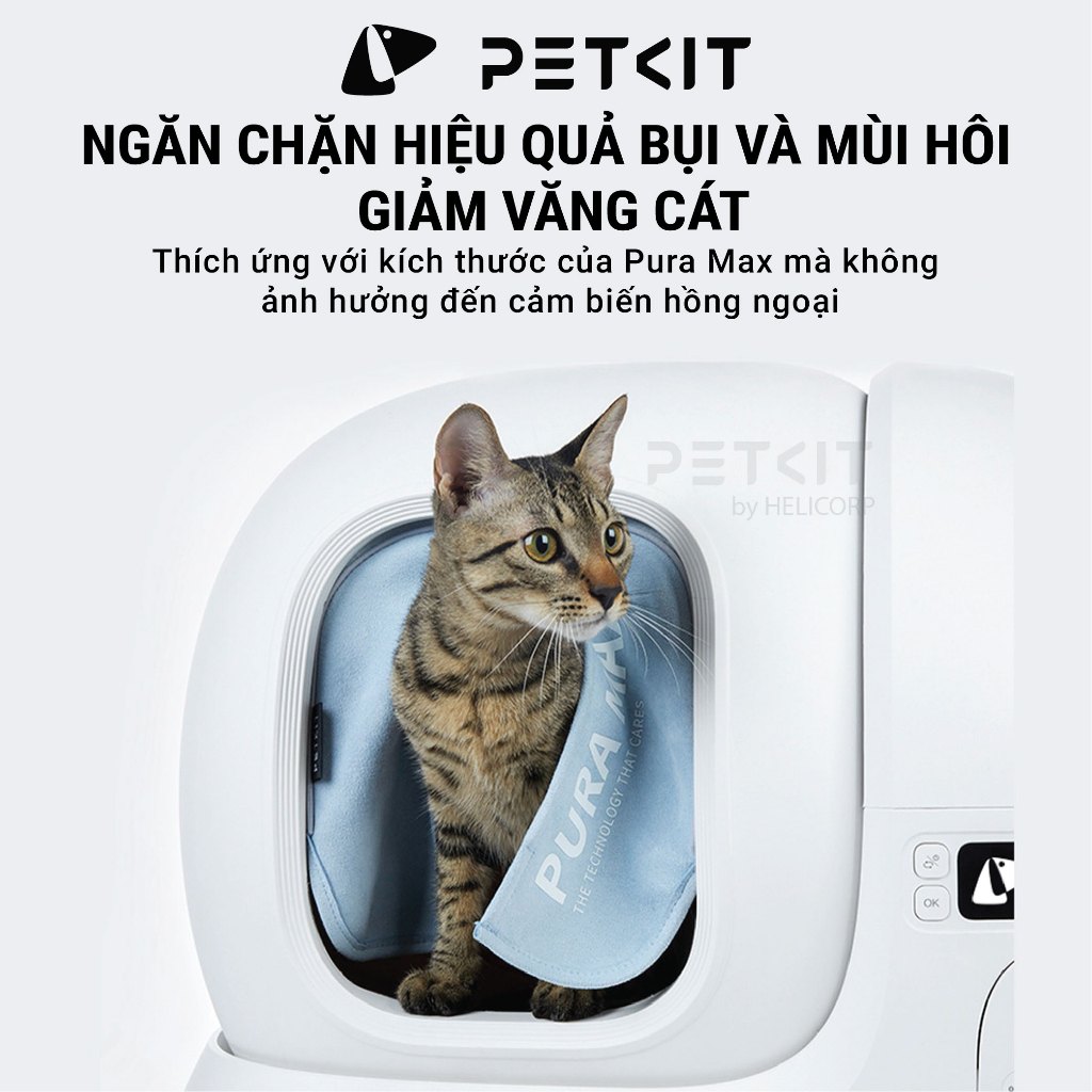Ảnh Rèm Che Dùng Cho Máy Dọn Phân Mèo Tự Động Petkit Pura Max 3