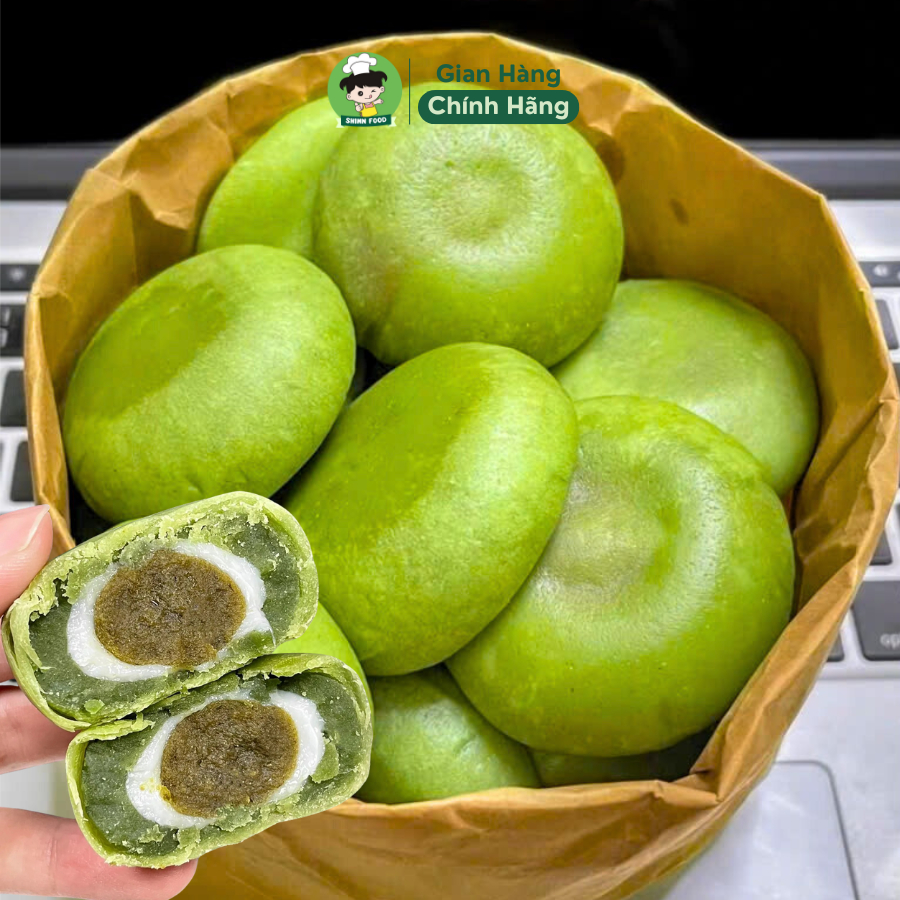 Bánh Mochi Trà Xanh Không Đường Ít Calo Shin Food, Bánh Mochi Nhân Trà ...