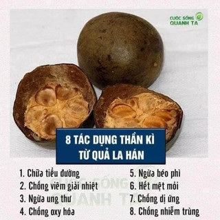 Sỉ 1Kg Quả La Hán Khô [GIÁ TẠI KHO] Quả To Đều, Già Không Bị Vỡ