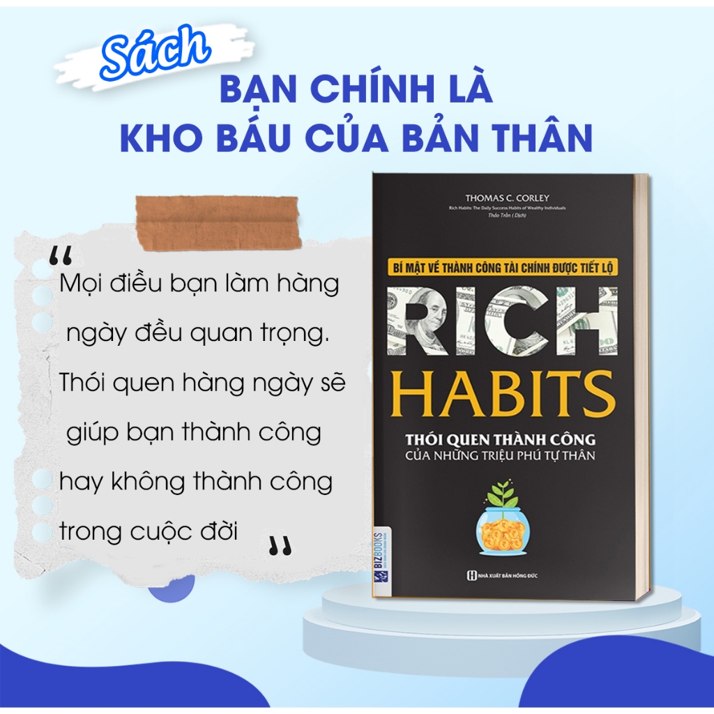 Combo Sách Rich Habits - Thói Quen Thành Công Của Những Triệu Phú Tự Thân Và Bảy Quy Luật Tinh Thần Của Thành Công