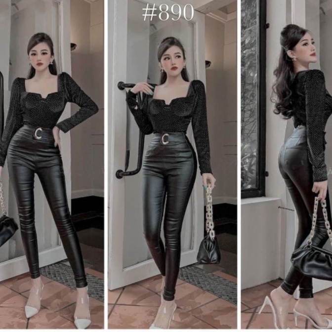 Quần da dài Quảng Châu loại 1. Mã 890